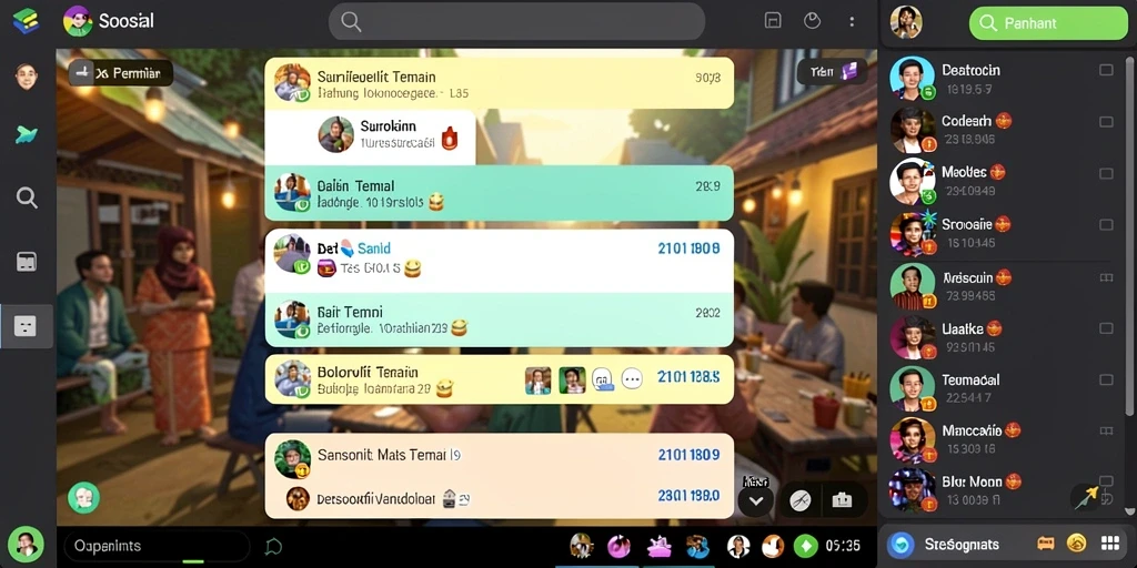 Lingkungan permainan yang kaya akan detail dan keindahan.
